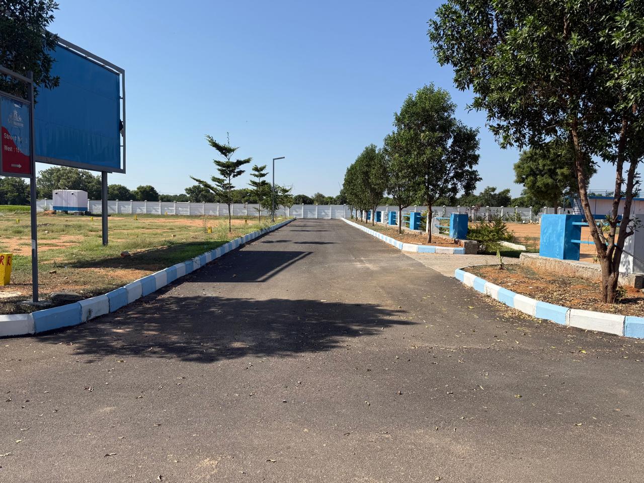 Mucharla County — developed street with signage