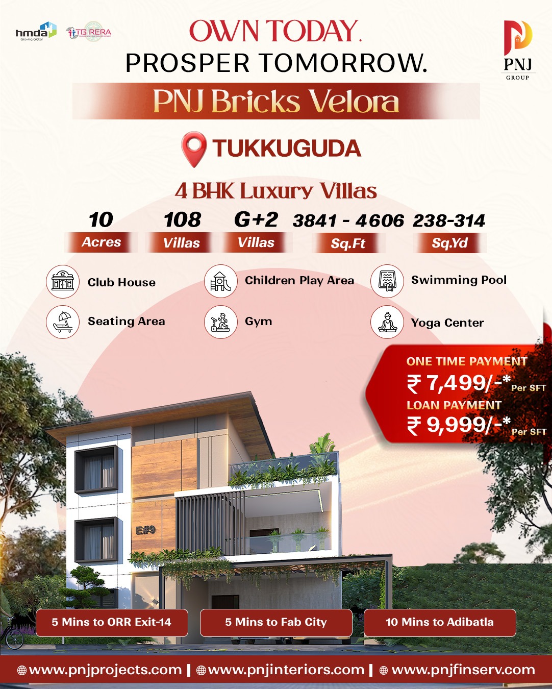 PNJ Bricks Velora, Tukkuguda