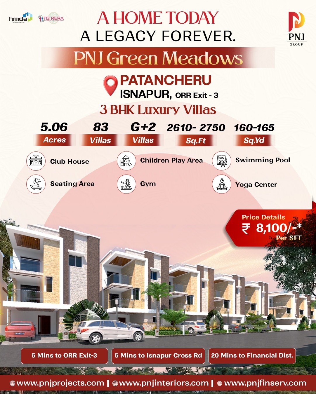PNJ Green Meadows, Patancheru